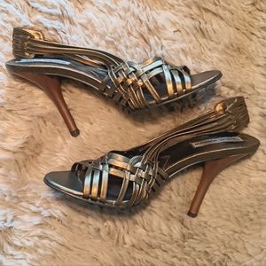 Gold Metallic Steve Madden Heels